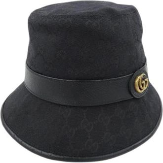 Gucci Pre-owned Cappello a secchiello in tela GG - - Pre-owned - Donna - Nero - ONE SIZE