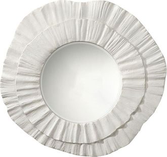 Jamie Young Co. Millstone Resin Round Wall Mirror