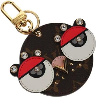 Louis Vuitton Pre-owned Accessories, female, Brown, Size: ONE SIZE Pre-owned Canvas Key Holder