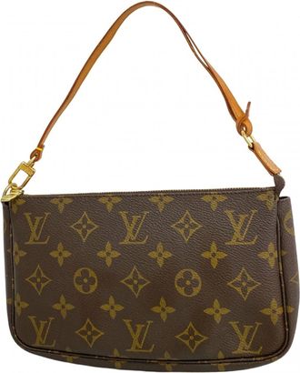 Louis Vuitton Brown Pouch (Pre-Owned)
