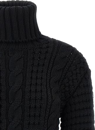 Moncler Virgin Wool Womens Cardigan