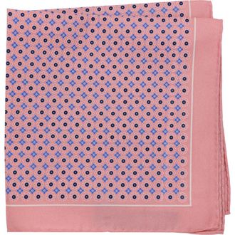 Ben Sherman Geometric Pocket Square in Pink at Nordstrom Rack