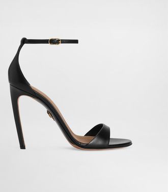 Dolce & Gabbana Polished Goatskin Sandals - Woman Sandals And Wedges Black 36.5