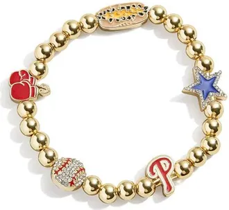 BaubleBar Philadelphia Phillies Localized Pisa Bracelet in Gold at Nordstrom