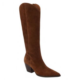Matisse Footwear Womens Bellamy Suede Tall Boot In Coffee