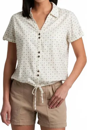 K&uuml;hl Liliana Shirt In White Print