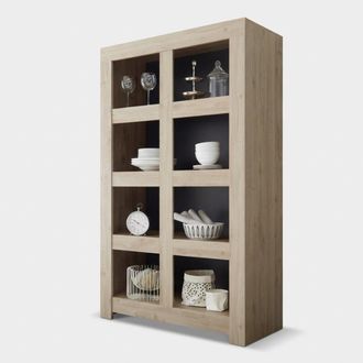 Aqa Credenza Libreria Moderna Con 8 Vani Capri