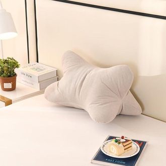 OEM Coj&iacute;n Cervical - Coj&iacute;n Lumbar - Forma De Hueso - Lavable - Para Hogar Oficina Coche - 50 X 30 Cm - Blanco
