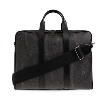 Etro Laptop Bags & Cases - Heren - Laptoptassen - Grijs - ONE Size - Tassen