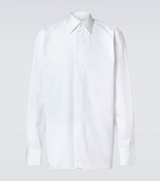Saint Laurent Cassandre cotton poplin shirt