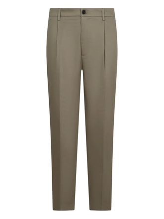 Department Five cotton straight-leg trousers - Green