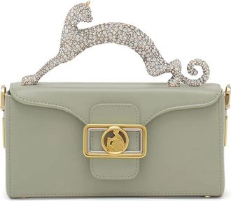 Lanvin Borsa Pencil Cat mini - Verde