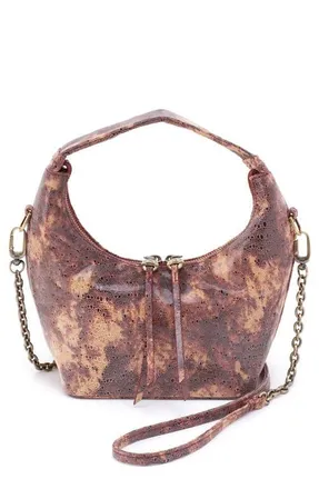 Hobo Small Astrid Embossed Leather Crossbody Bag in Autumn Sky at Nordstrom