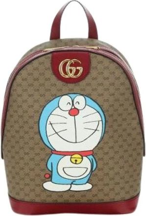 Gucci Pre-owned Backpacks, female, Beige, Size: ONE SIZE Pre-owned Micro Small GG Backpack