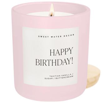 Sweet Water Decor Happy Birthday 15 oz Soy Candle at Nordstrom