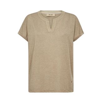 Mos Mosh MOS Mosh, Dames, Tops, Beige, Maat: S Poliester