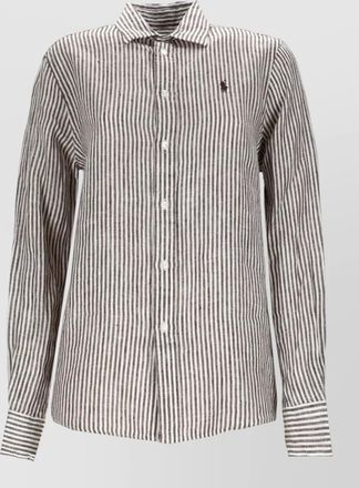 Polo Ralph Lauren striped collared neck long sleeve top