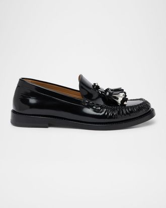 Christian Louboutin Men & apos;s Orlando Leather Tassel Penny Loafers