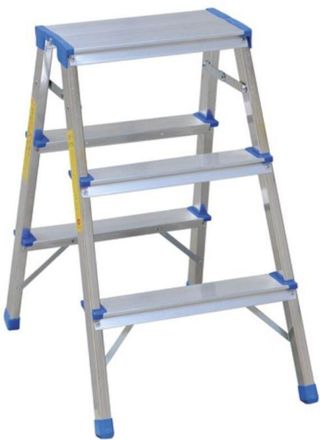 OEM Escalera, Taburete Plegable 68cm 2 Pelda&ntilde;os + Plataforma - Dr7002