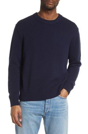Frame Denim Cashmere Crewneck Sweater in Navy at Nordstrom, Size Xx-Large