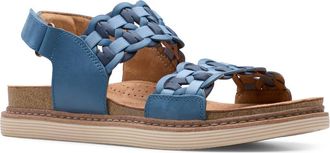 Clarks Arwell Glide Sandal in Blue Combi at Nordstrom Rack, Size 7.5