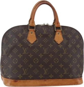 Louis Vuitton Pre-owned Vintage Canvas Handtas - Dames - Vintage Handtas - Bruin - ONE Size - Vintage