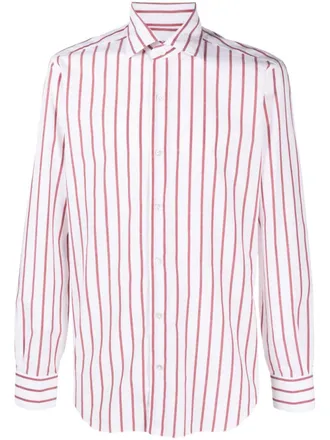 Barba Camicia a righe - Rosso