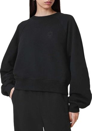 AllSaints AllSaints Dani Haven Sweater Womens Black 100% Cotton Balloon Sleeve NWO162