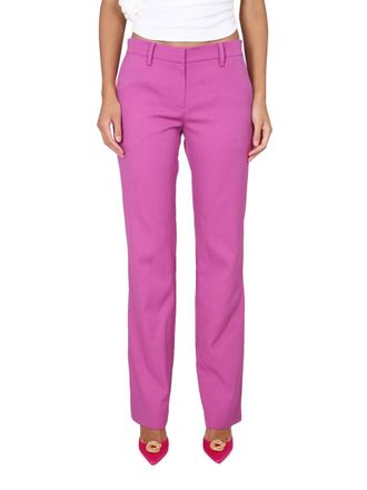 Magda Butrym Wool Trousers - Purple