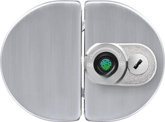 OEM Cerradura Inteligente Para Puertas De Cristal, Desbloqueo Por Huella Dactilar, Desbloqueo Por Aplicaci&oacute;n, Desbloqueo Con Llave, 3 Modos, Acero Inoxida