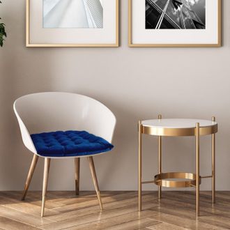 TJ Hughes Velvet Holland Luxury Seat Pad - TJ Hughes