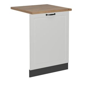 Vicco Panel Frontal Del Lavavajillas R-line, Blanco Casa De Campo, 60 Cm, Et Roble Vicco