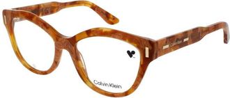Calvin Klein Ladies Tortoise Oval Eyeglass Frames Ck23541