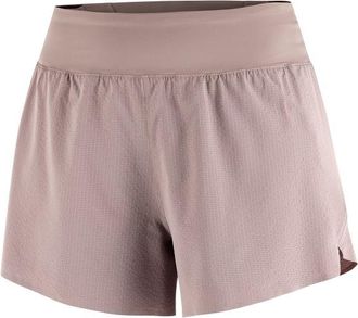 Salomon Sense Aero Stow 4 Shorts Laufshorts f&uuml;r Damen | braun