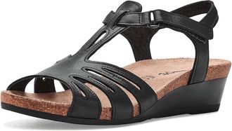 Naot Starlet Womens Wedge Shoes Black Leather : EU 42 (US Womens 11) M