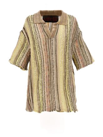 Vitelli Jacquard Knit Polo Shirt