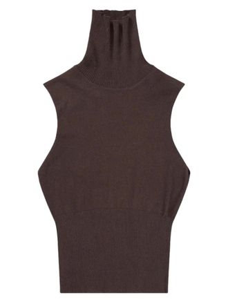 KERNEMILK Amber top - Brown