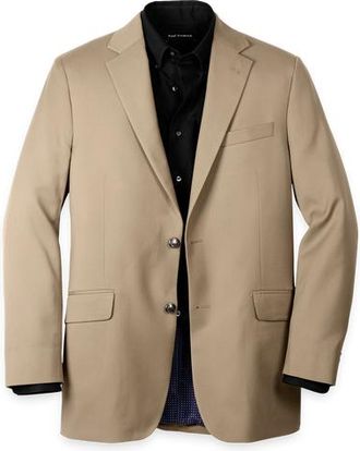 Paul Fredrick Travel Blazer in Tan at Nordstrom, Size 48