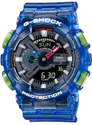 Casio G-Shock Digital-Analog Transparent Blue GA-110JT-2APR