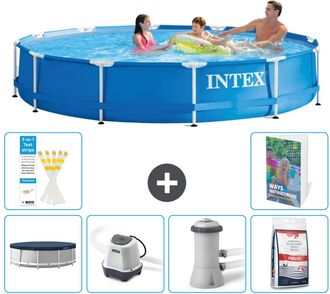 Intex Piscina Con Estructura Redonda - 366x76 Cm - 7-piezas S127
