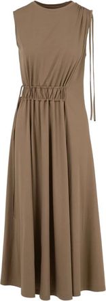 Bomboogie Dames, Jurken, Beige, Maat: XL Jersey
