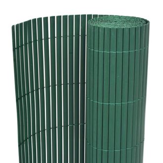 Berkfield Home Garden Fence Double-Sided Green 1, 5x3 m PVC