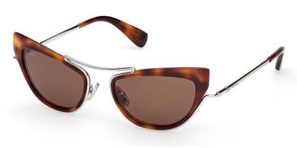 Max Mara MM0172 52E Womens Sunglasses Tortoiseshell Size 53