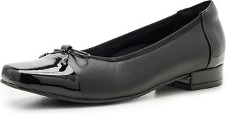 David Tate Amiya High Womens Heels Black Leather/Patent Leather : 9.5 WW (EE), Leather/Suede