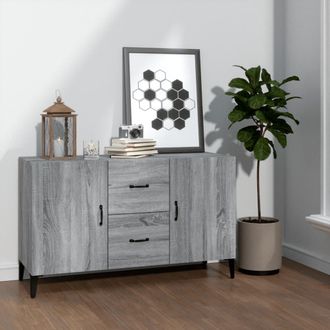 vidaXL Aparador De Madera De Ingenier&iacute;a Gris Sonoma 100x36x60 Cm Vidaxl