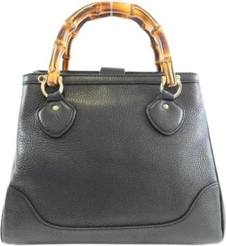 Gucci Pre-owned Handbags, female, Black, Size: ONE SIZE Pre-owned Leather handbags