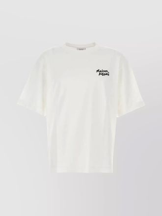 Maison Kitsun&eacute; timeless crew neck t-shirt with short sleeves