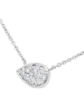 House of Brilliance 14K 0.25 ct. tw. Diamond Pendant Necklace