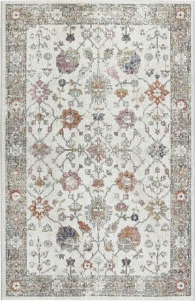 Wecon Home Alfombra de polipropileno con estampado vintage multicolor 160x225