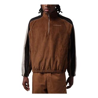 Nike Jordan Air Jordan Flight Corduroy 1 2-Zip Top Light British Tan Velvet Brown Pearl White IM9879-281